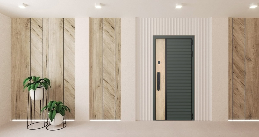 Стальная дверь "Ferrum" (биометрический замок)