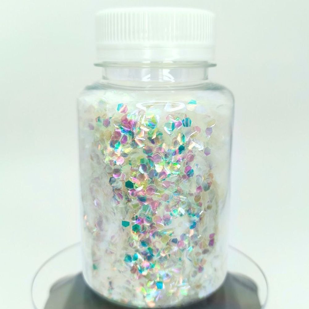 Чешуйки изогнутые прозрачные Хамелеоны 15 - для литья изделий из смолы, творчества, рукоделия, декора, украшения...