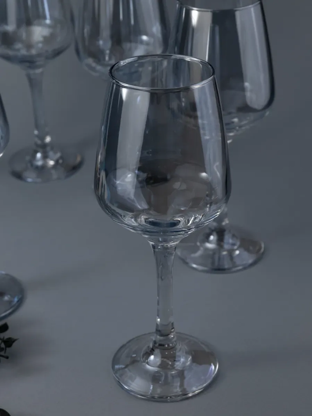 Набор бокалов для вина, 365 мл, 6 шт. Голубые