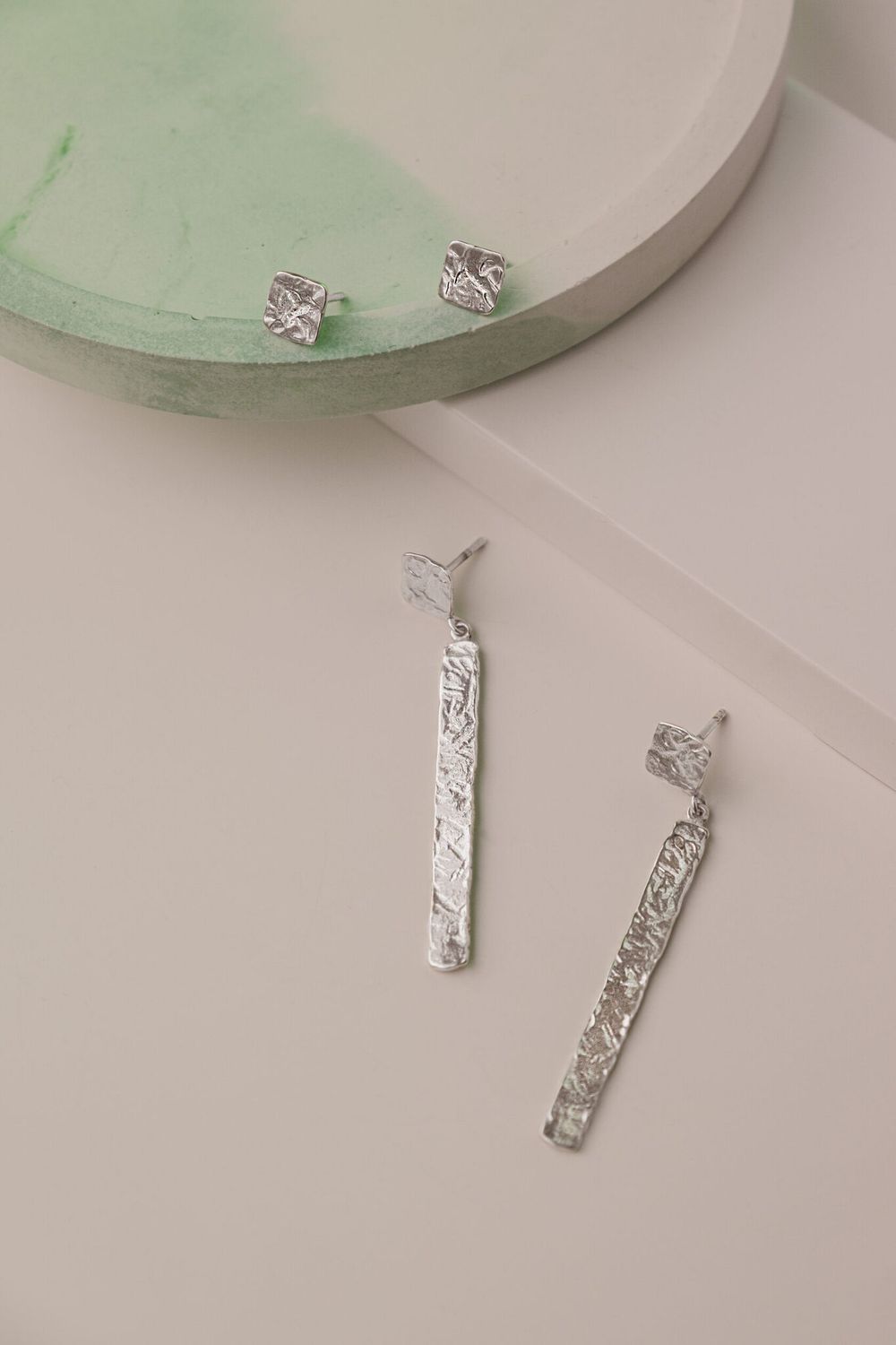 Серьги Мозаика длинные