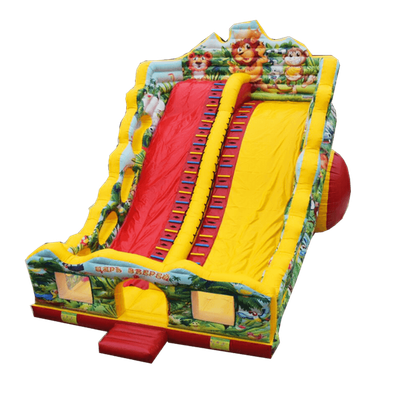 Коммерческий батут-горка "Царь зверей-2"