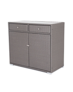 "Мальта" тумба плетеная из искусственного ротанга, цвет графит