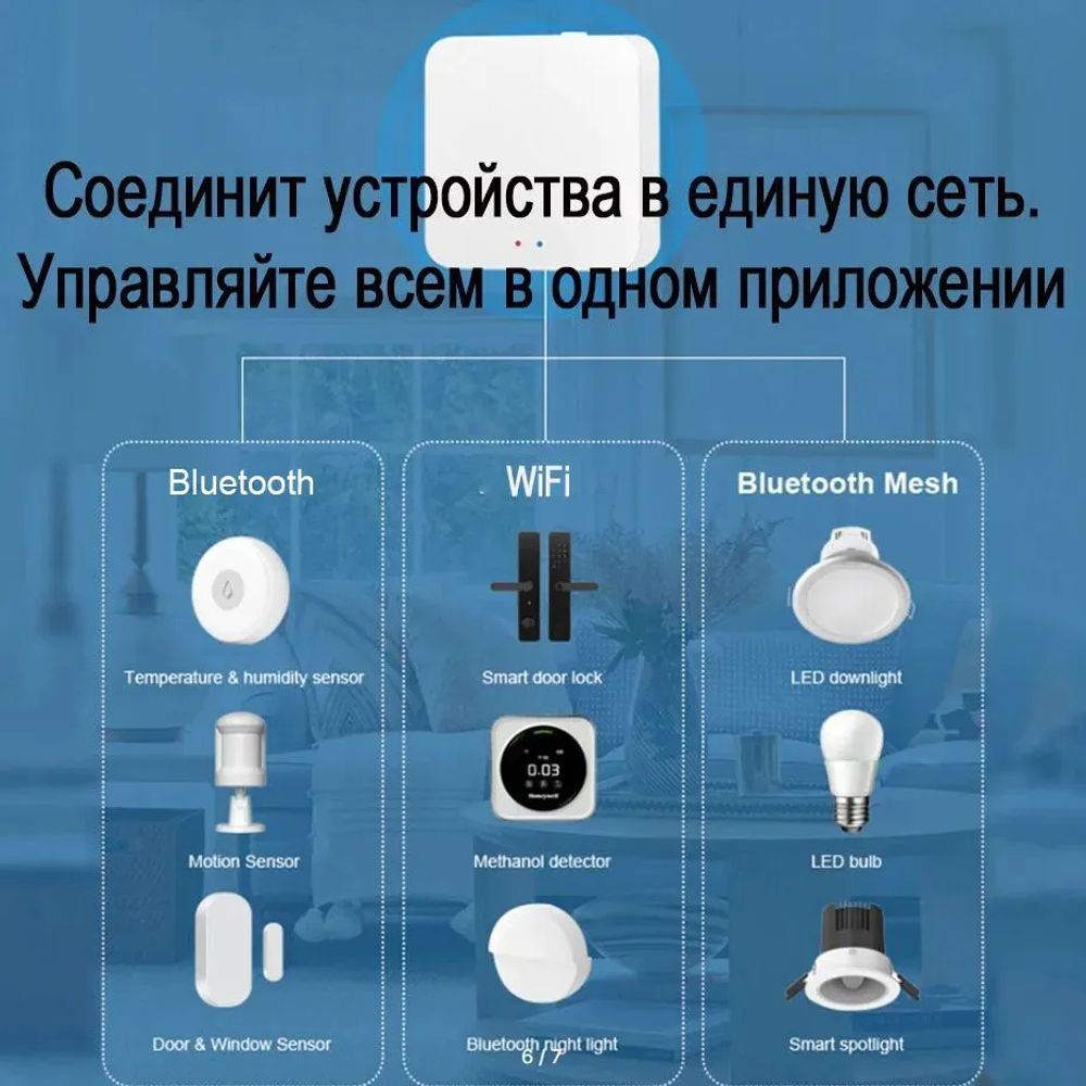 Хаб для умного дома Bluetooth, совместимость с Алисой