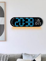 Часы-будильник настоль-настенные LED 5509 Black-White