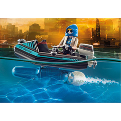 Playmobil - Полицейский реактивный ранец: арест вора произведений искусства 70782