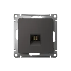 Розетка компьютерная AtlasDesign RJ45 кат.6A механизм базальт SE ATN001486