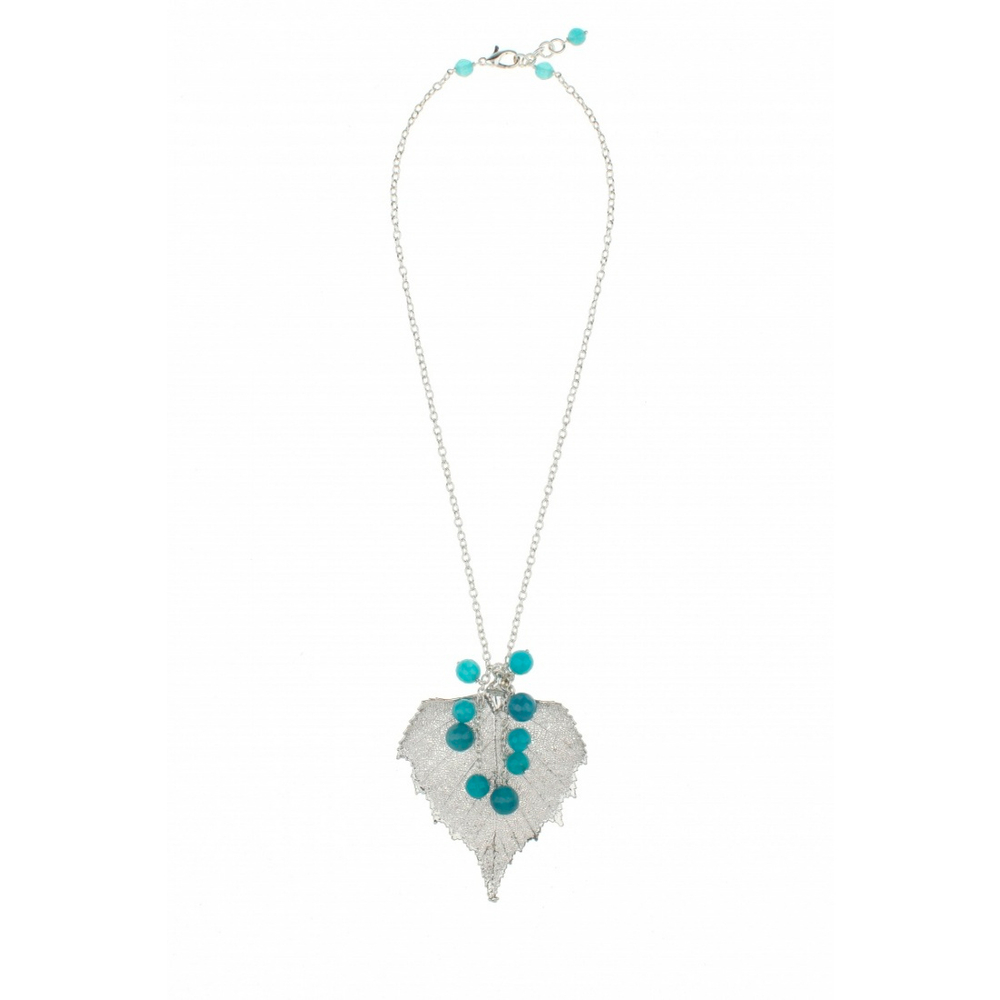 Колье лист Ester Bijoux Берёза CL734/95-S BW