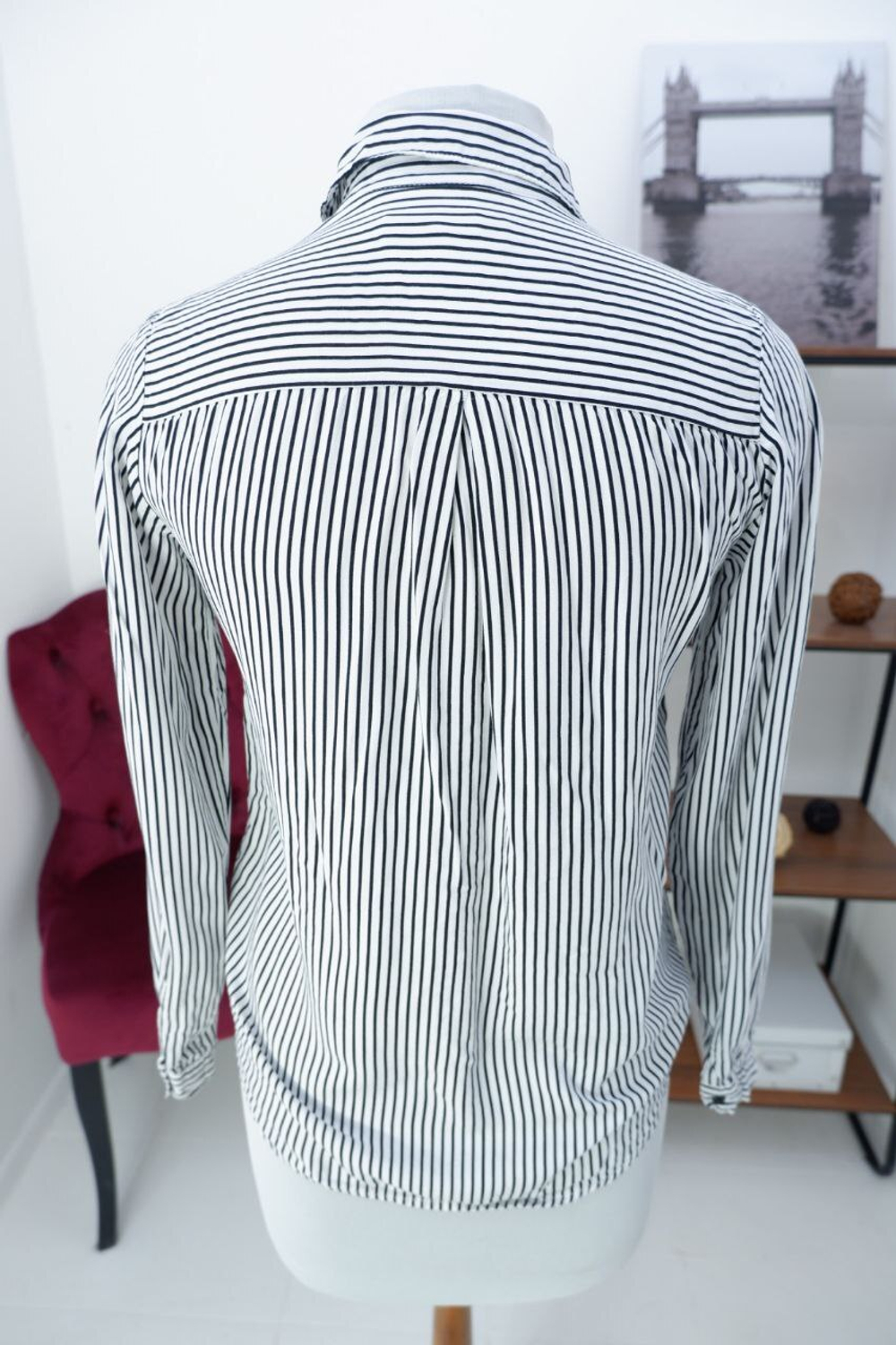 Блузка Sinsay из вискозы с принтом 42 размер