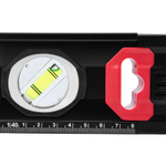 Уровень алюминиевый, усиленный, фрезерованный, 3 глазка, двухкомпонентные рукоятки, 1500 мм Matrix