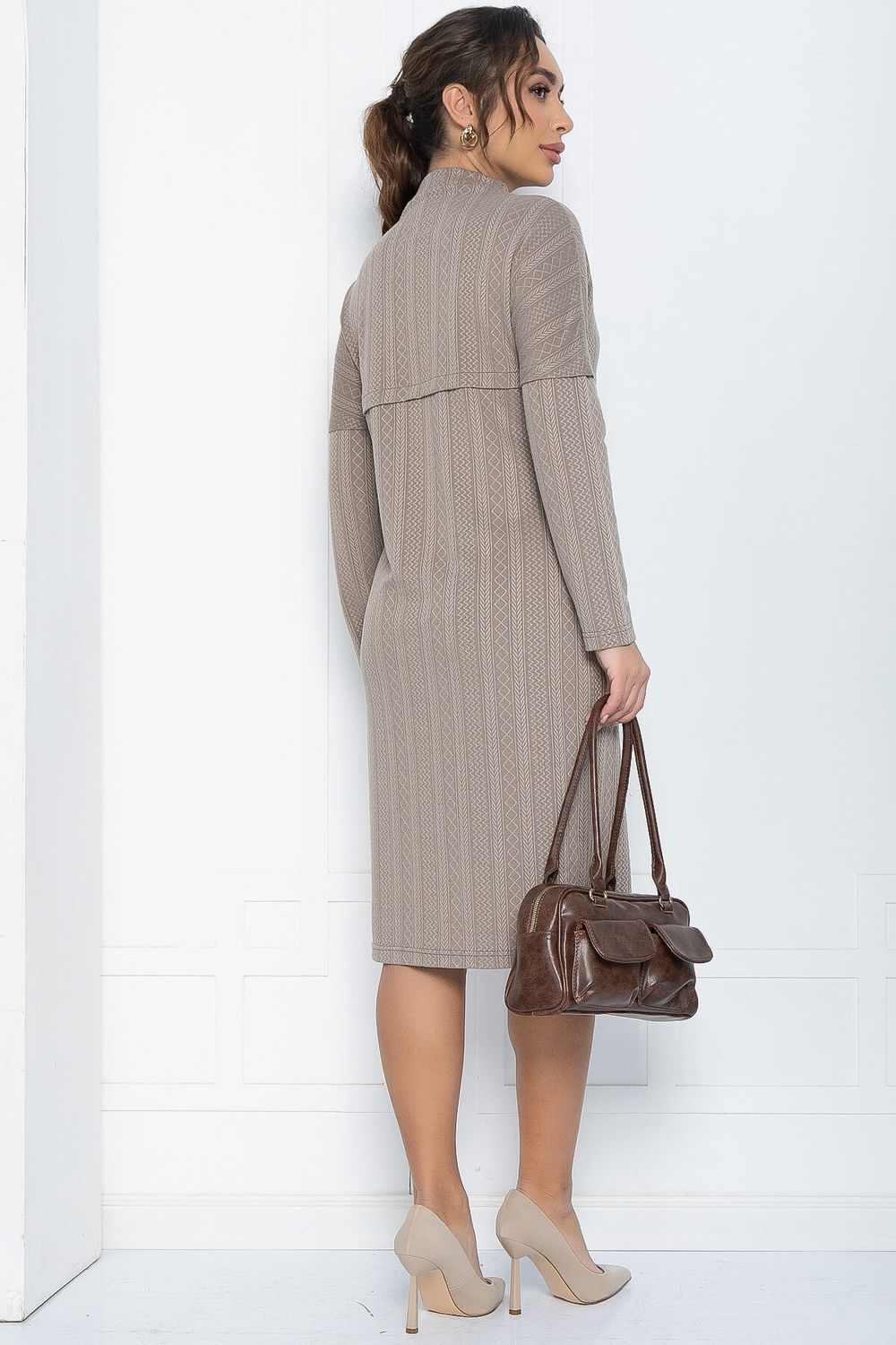 Платье Нарина (коричневое) П12049 LT Collection