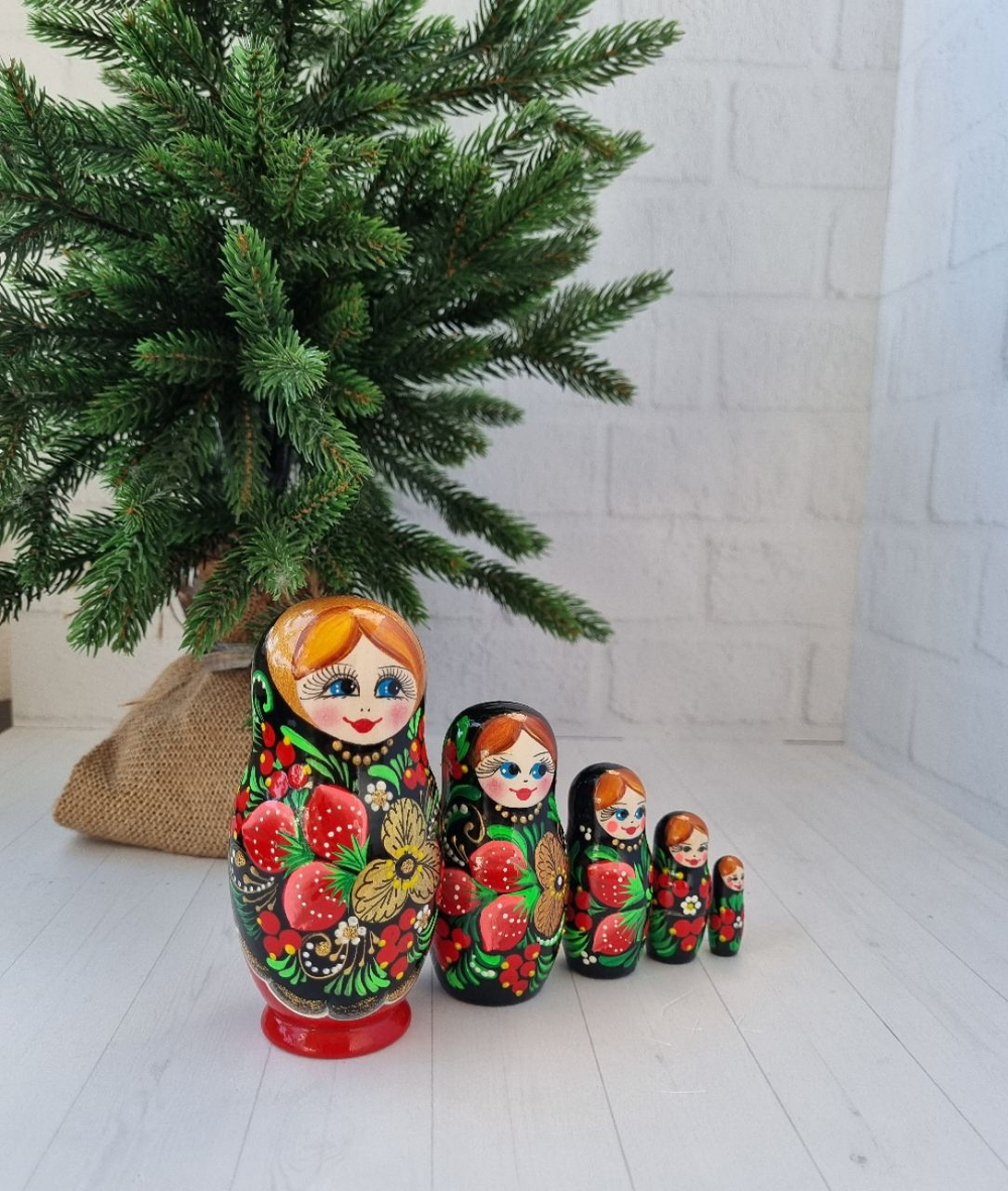 Матрешка 5мест 12см