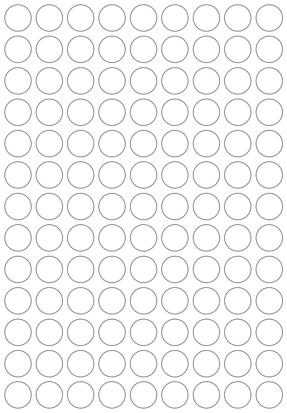 Виниловые наклейки для упаковки и маркировки Policomprint M20, 12 мм. 117 шт.