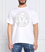 футболка Versace Jeans Couture - белый(73GAHT05CJ00T)