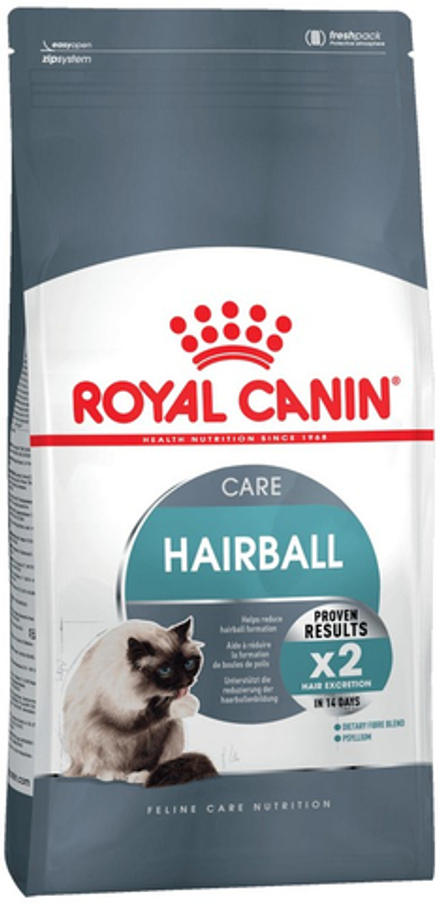 Сухой корм ROYAL CANIN Hairball Care для взрослых кошек, профилактика образования волосяных комочков в ЖКТ