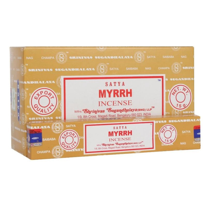 Satya Incense Myrrh Благовоние-масала Мирра, 15 г