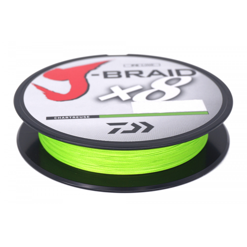 Плетеный шнур Daiwa J-Braid X8 Chartreuse 0,16мм 20lb 150м