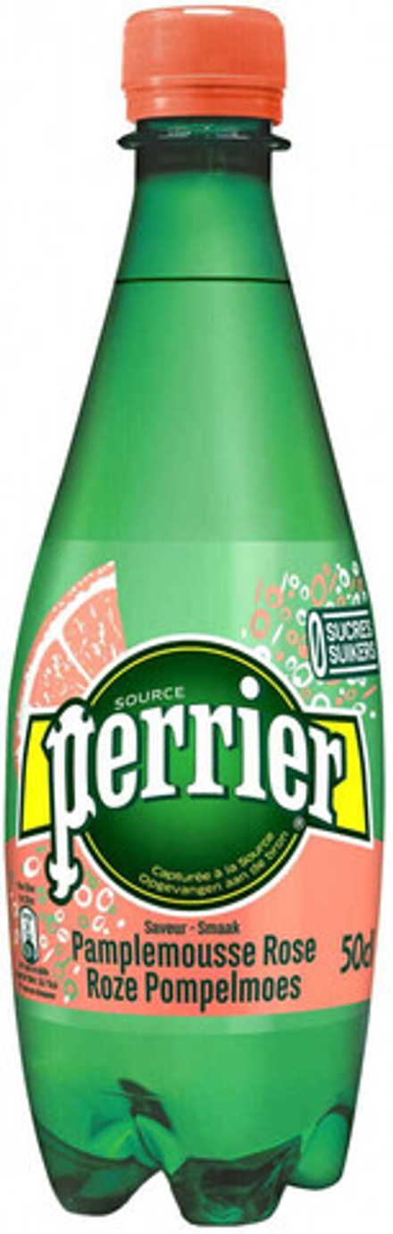 Вода природная минеральная Перрье Розовый Грейпфрут / Perrier Pamplemousse Rose 0.5 - пластиковая бутылка