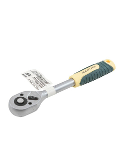 Трещотка реверсивная с резиновой ручкой 3/8'' RockForce##Rock FORCE RF-80232W