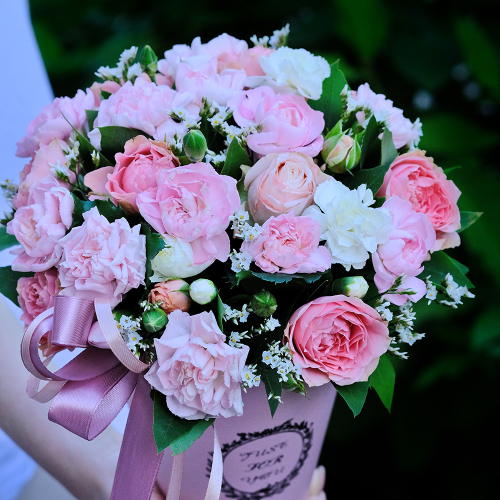 Купить Композиция-комплимент с пионовидной розой