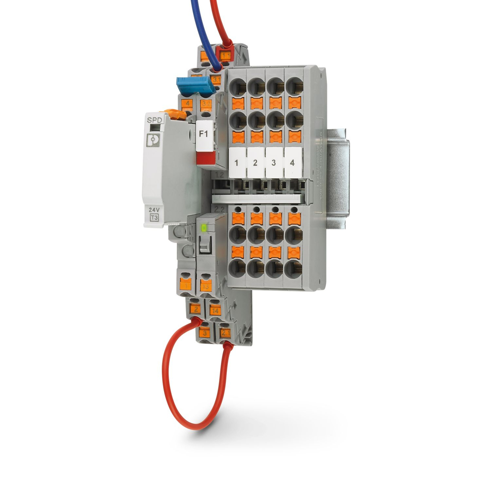 1027586 - TTC-6P-T3-24DC-PT-I - Устройство защиты от перенапряжений, тип 3