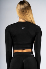 Лонгслив Seamless Long-Sleeve Top POWER 892 Черный