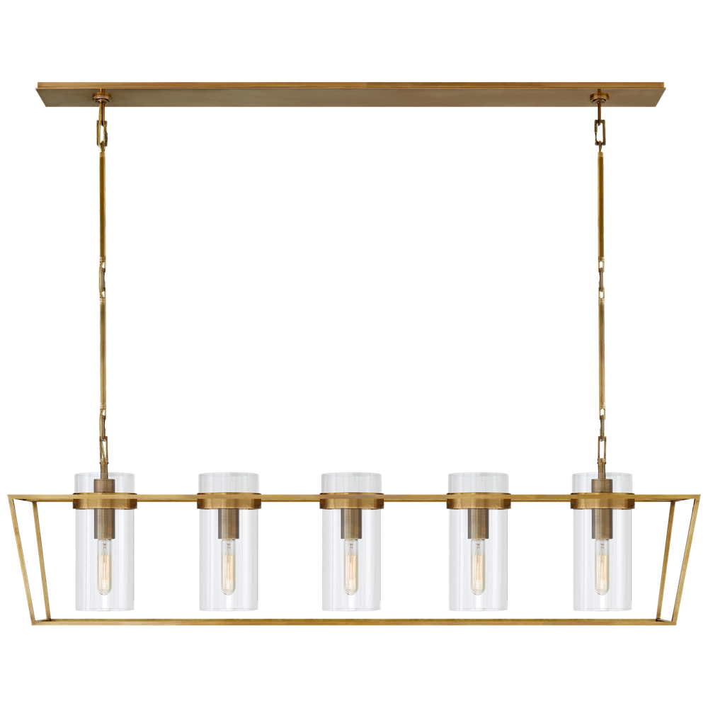 Люстра Visual Comfort Presidio Large Linear Lantern