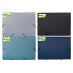 Папка на резинке Alingar, A4, 240х330х33 мм, 600 мкм, ассорти, металлик, "Metallic"