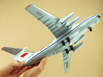 Модель самолета Ил-76ТД (М1:100, Аэрофлот СССР-76795, шасси)