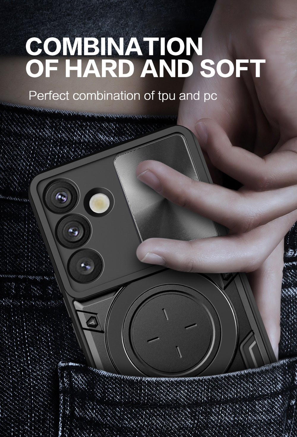 Чехол с кольцом Big Ring Case для Samsung Galaxy S24