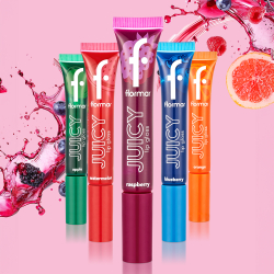 flormar Juicy Lip Gloss - Увлажняющий блеск для губ оттенок 001 Raspberry, 10 ml