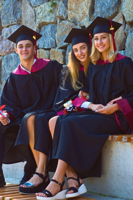 Комплект выпускника "Премиум" – цвет вишневый