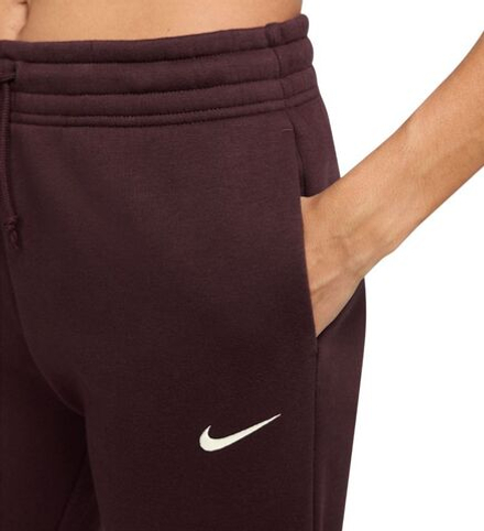 Женские теннисные брюки Nike Sportswear Phoenix Fleece - burgundy crush/sail