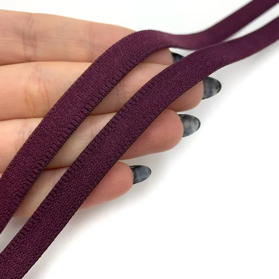 Резинка отделочная слива 10 мм (цв. 076), 628/10