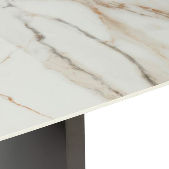 Обеденный стол Geometry 160х80 ножки стальные, керамическая столешница