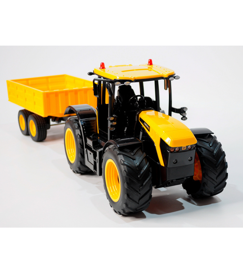 Радиоуправляемый фермерский трактор с прицепом Double Eagle JCB Fastrac 4220 1/16 2.4G RTR