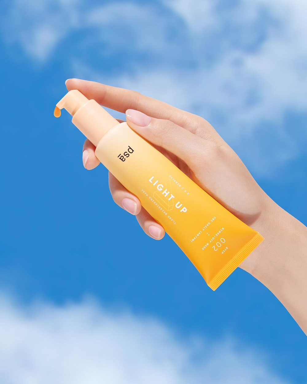 PSA LIGHT UP Vitamin C&E Flash Brightening Mask осветляющая маска с витаминами С и Е 50 ml