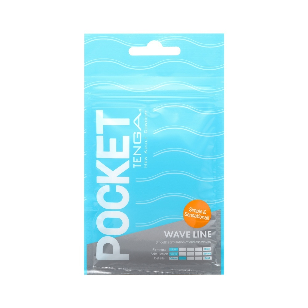 Мастурбатор Tenga Pocket Wave Line