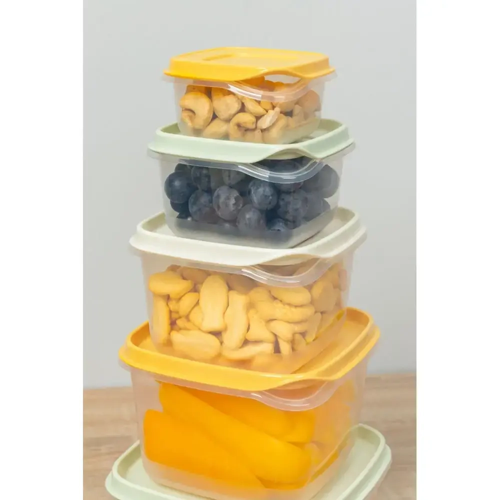 Набор контейнеров 4шт (0,25л+0,45л+0,75л+1,2л) микс