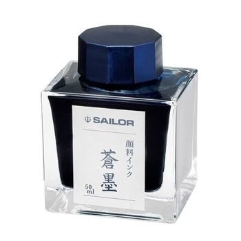 Чернила для перьевых ручек пигментные Sailor Souboku сине-черные 50 мл (13-2002-244)