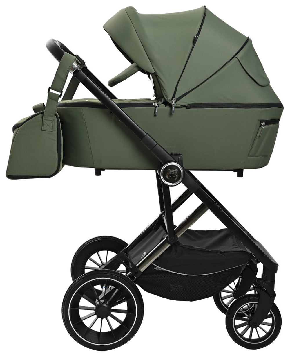 Детская коляска 2 в 1 Ining Baby KR350 green