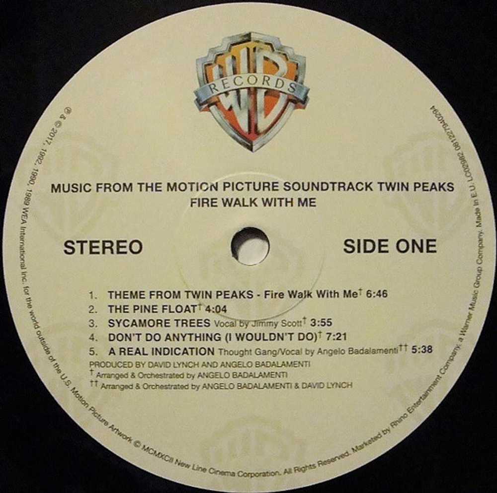 Soundtrack / Angelo Badalamenti: Twin Peaks - Fire Walk With Me (LP)