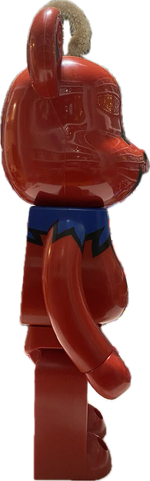 BE@RBRICK GRATEFUL DEAD DANCING BEARS ORANGE 1000% 2014
