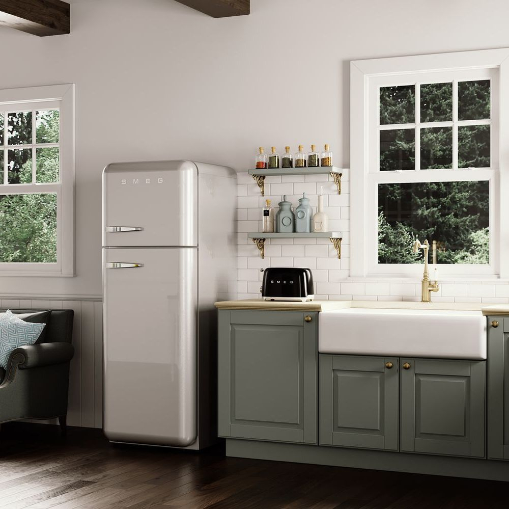 Тостер Smeg Стиль 50-х годов для 2 тостов черный Италия дизайн