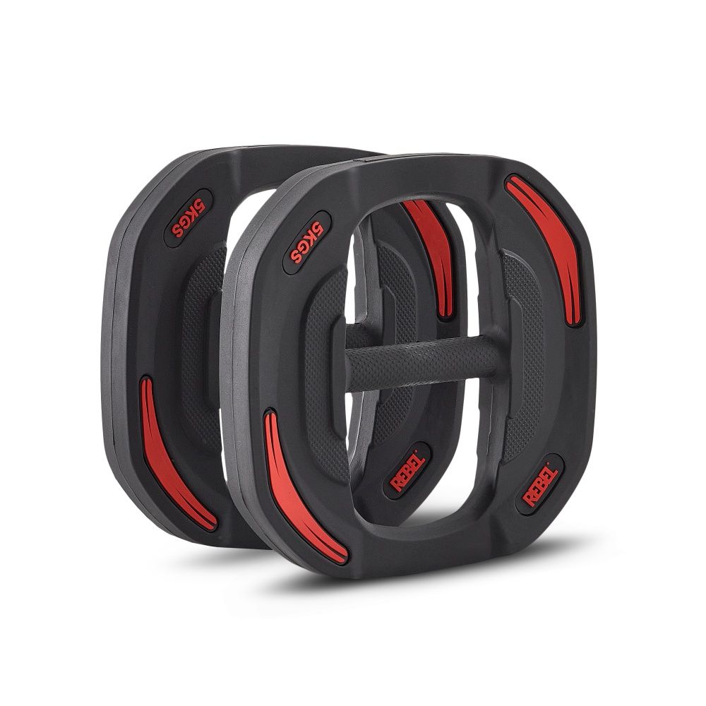 Диски 5 кг для памп-штанги для аэробики REBEL R-SMRTP (пара)