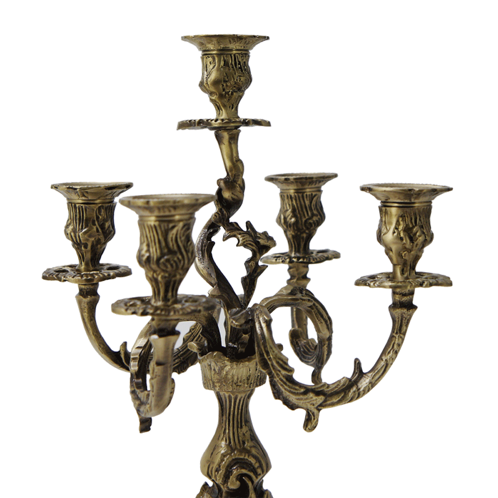 Bello De Bronze Канделябр Голфино 5-ти рожковый, антик