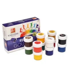 Quaş \ Гуашь  Луч Классика 12 цветов