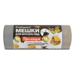 Мешки для мусора ПВД 30л «ПРЕМИУМ ОСОБОПРОЧНЫЕ» (50*58*35мкн)Ромашка (15шт/рул)