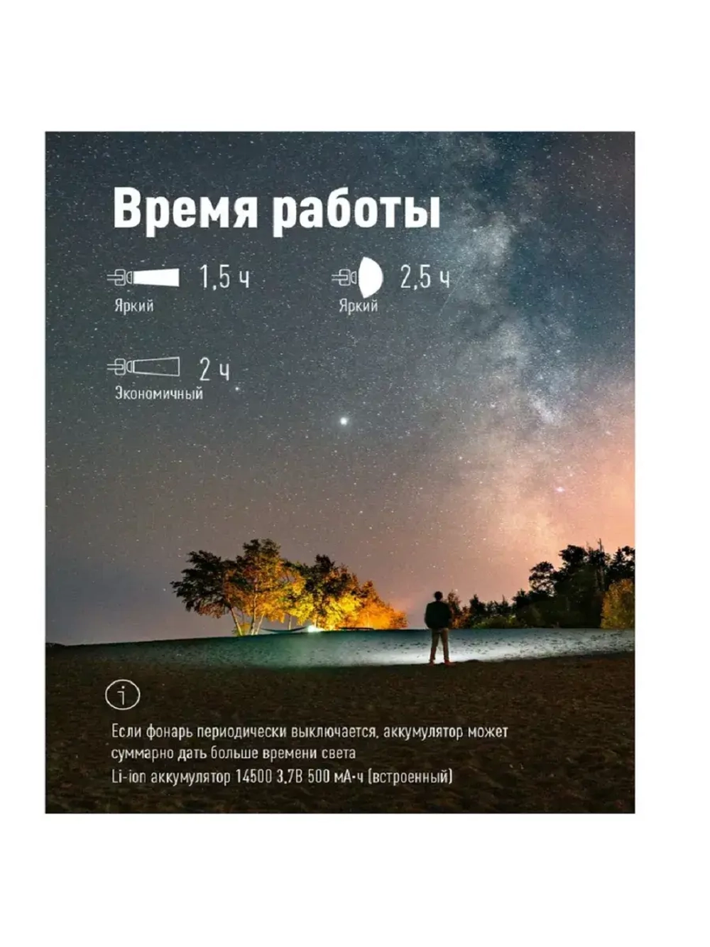 Фонарь налобный КОСМОС KOC515Lit аккумуляторный