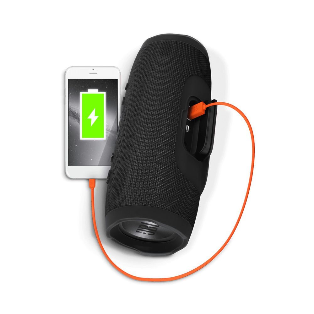 Портативная колонка JBL Charge 3 STealth Edition Black - 3