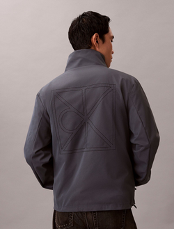 Куртка Calvin Klein Allover Emblem Logo Reversible Black